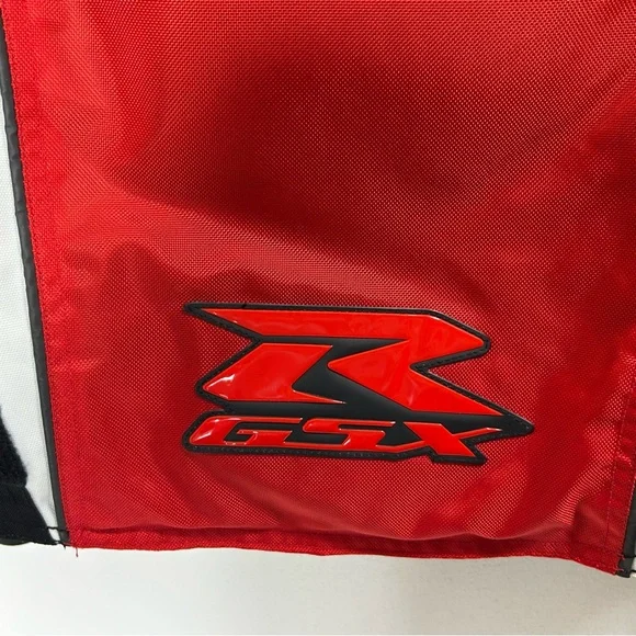 SUZUKI Style GSRX Men’s Red &  Black Motorcycle Jacket Size M - Picture 10 of 16